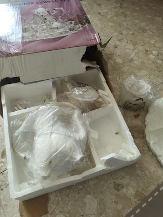 Juego café plateado