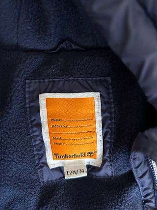 Buzo invierno bebe Timberland