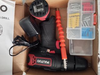 Taladro percutor inalámbrico con Bater