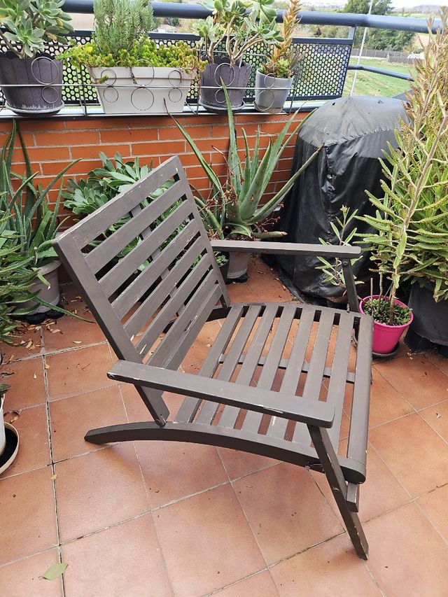 Sillones ( 2) jardin madera