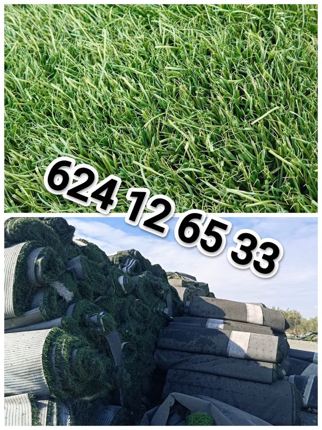 🍀Césped artificial reciclado✅