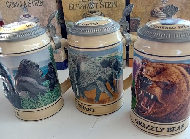 Caneca de cerveja animal em perigo de extinção Elef