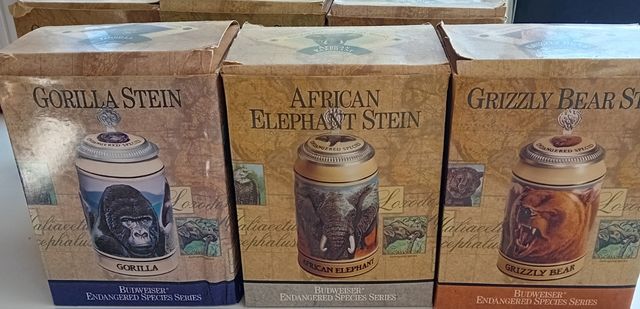 Caneca de cerveja animal em perigo de extinção Elef