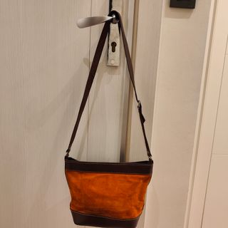 Bolso cuero y ante