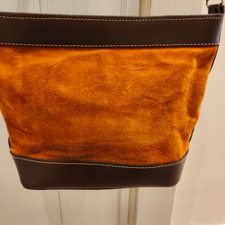 Bolso cuero y ante