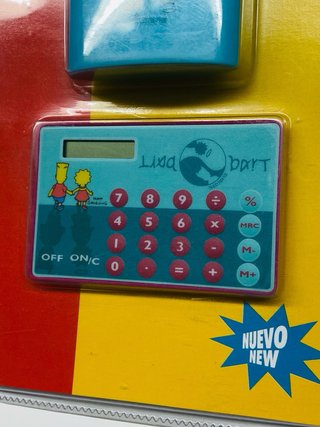 THE SIMPSONS SET DESPERTADOR Y CALCULADORA 2007