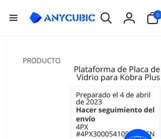 Placa de Vidrio para Kobra Plus **Nueva**Original