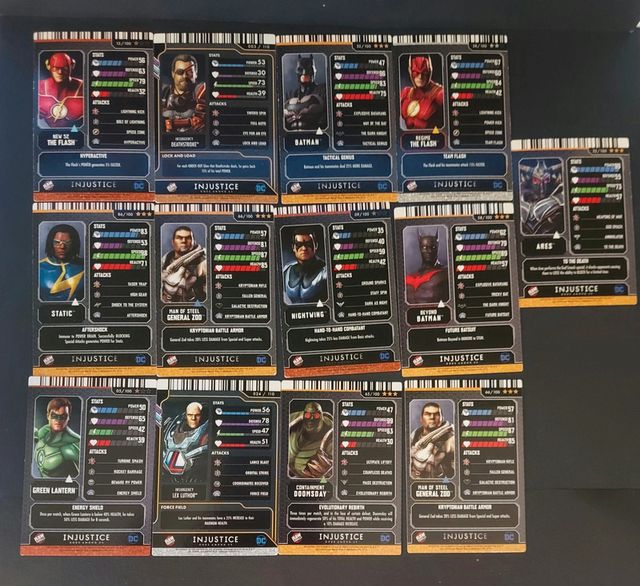 Injustice Arcade Game Card Trading Serie 1 e 2