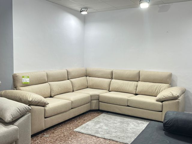 Sofá rinconera beige nuevo OFERTA!