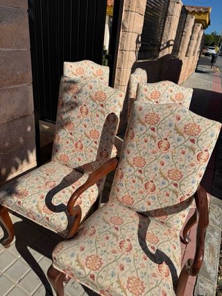 CONJUNTO DE 6 SILLAS ISABELINAS