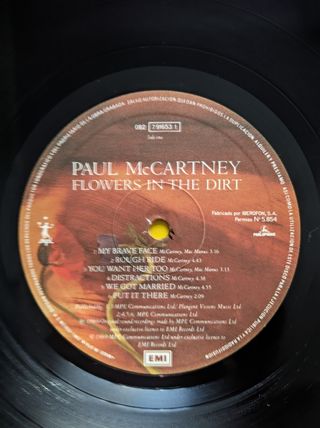 Paul McCartney Flowers in the Dirt LP