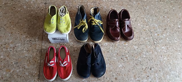 Zapatos niño lote 5 pares