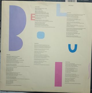 Disco de vinilo original Belouis me