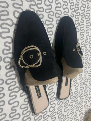 Sandalias zuecas Zara talla 40