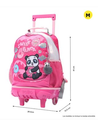 Mochila c/ rodas M 6-7,  Sweet Panda 0K0