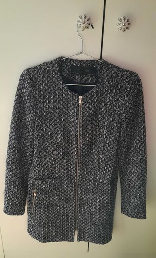 Abrigo 3/4 de punto. Zara basic