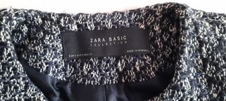 Abrigo 3/4 de punto. Zara basic