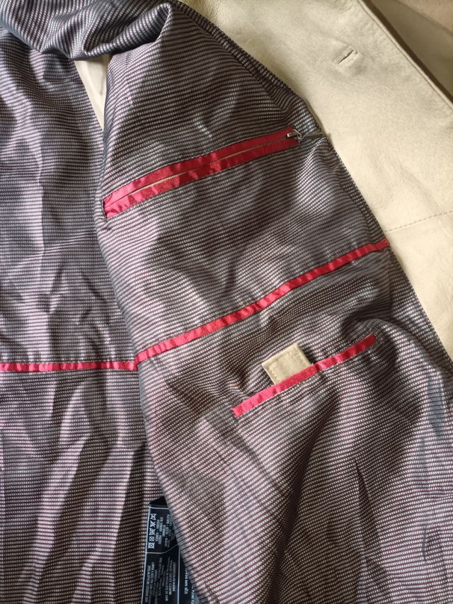 Giacca in pelle nappa di suino anni 80-90 unisex