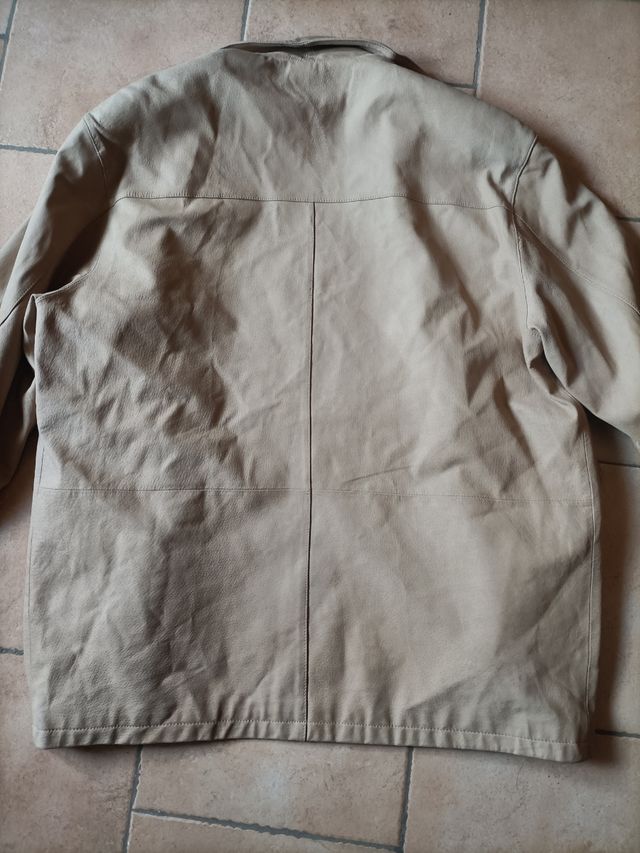 Giacca in pelle nappa di suino anni 80-90 unisex