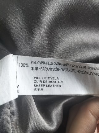 Chaqueta de cuero mujer
