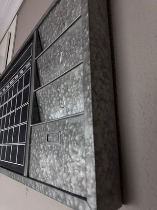 Pizarra decoración industrial