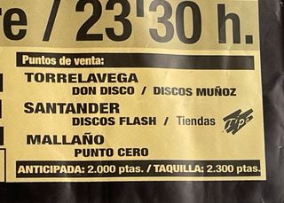 Poster Bunbury vintage