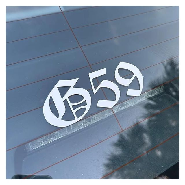 Pegatina de vinilo de corte g59