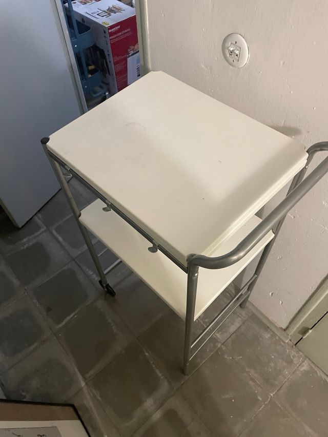 Estanterias blancas con rueda URGENTE