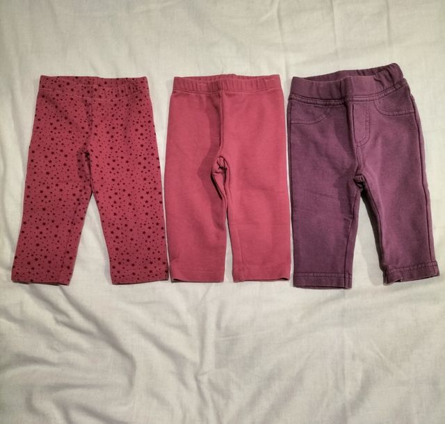 3 mallas niña Talla 3 meses