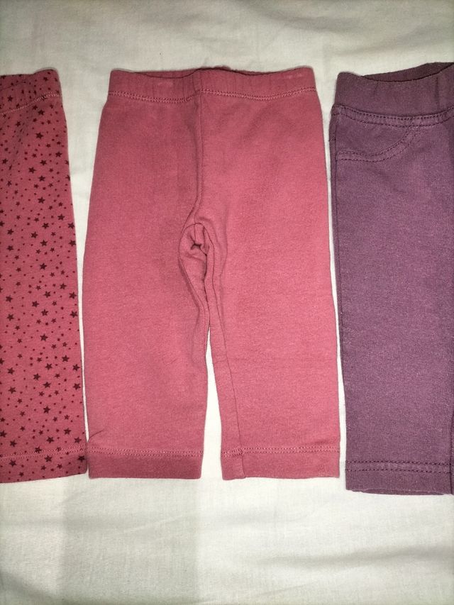 3 mallas niña Talla 3 meses