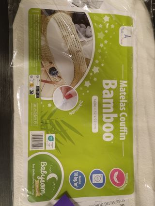 Colchón capazo bebe funda bambú 