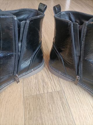 Botas niña tipo Martens T. 38