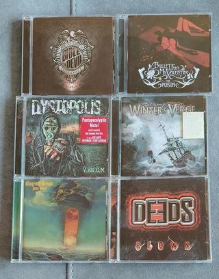 Lote 5Cds Heavy Metal