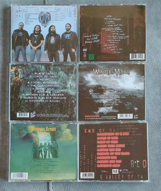 Lote 5Cds Heavy Metal