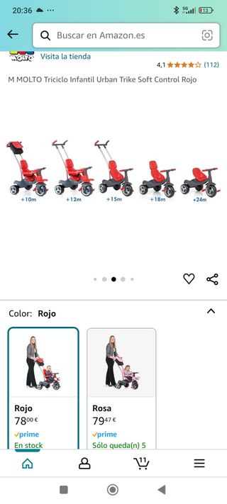 Triciclo Urban Trike Soft Control