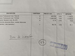 Altavoces Turbosound TCS 30