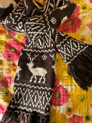 Sciarpa in lana/Bufanda de lana