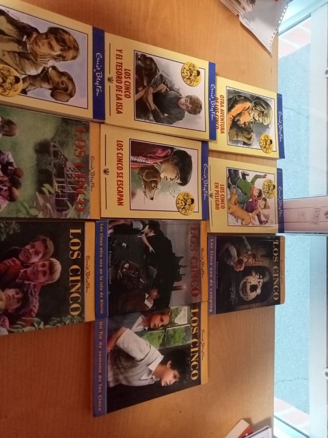 Lote libros " Los Cinco" Enid Blyton