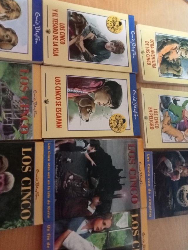 Lote libros " Los Cinco" Enid Blyton
