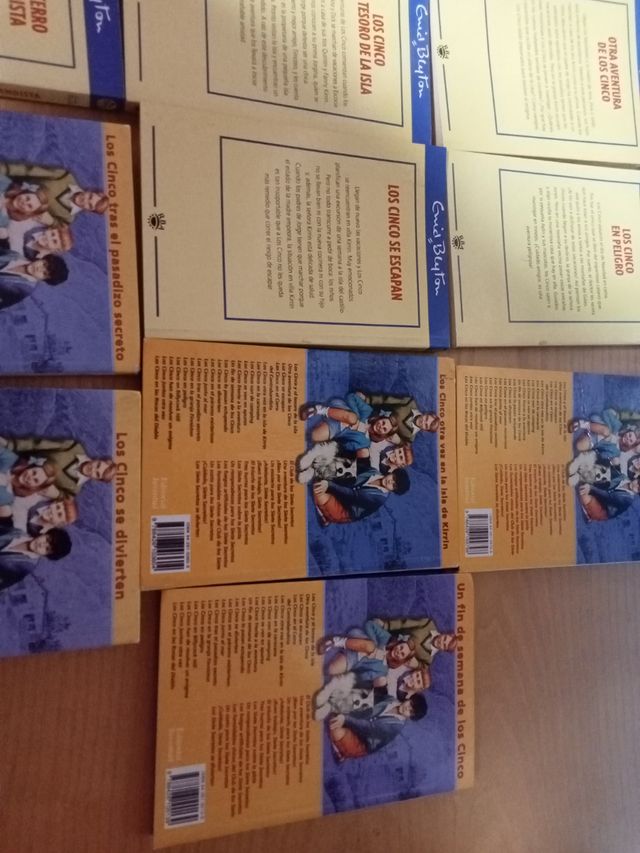 Lote libros " Los Cinco" Enid Blyton