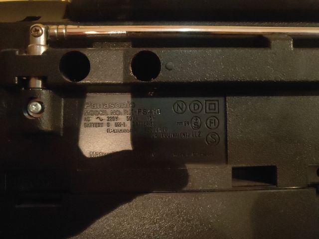 Radiocasete Panasonic RX-FS410