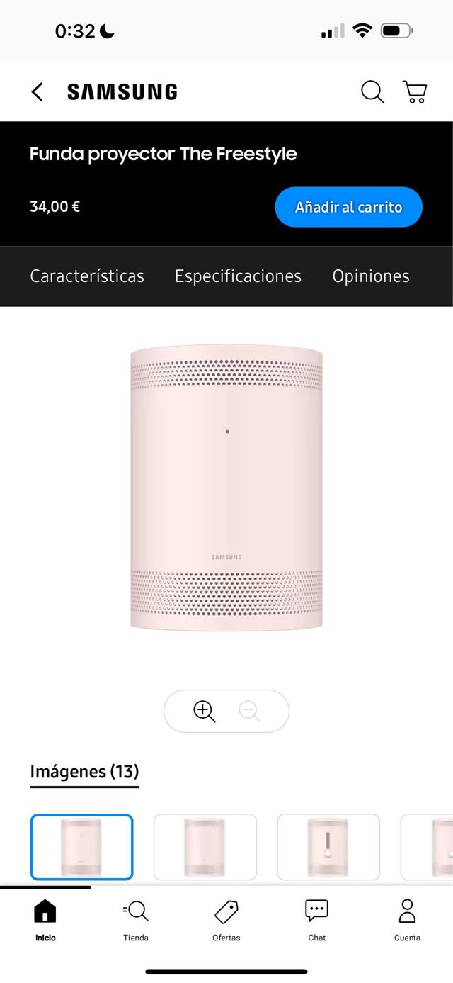 FUNDA Samsung Proyector The Freestyle Skin ROSA