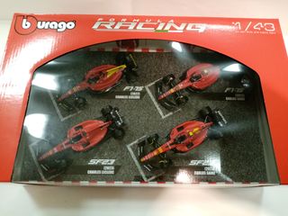 MODELLINI AUTO FERRARI FI SET RECING SCALA 1:43