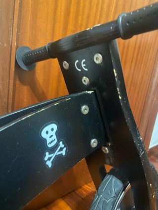 Bicicleta madera sin pedales