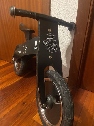 Bicicleta madera sin pedales