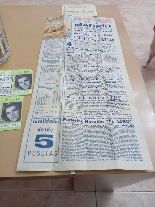 Cartel Plaza 🐂 las ventas