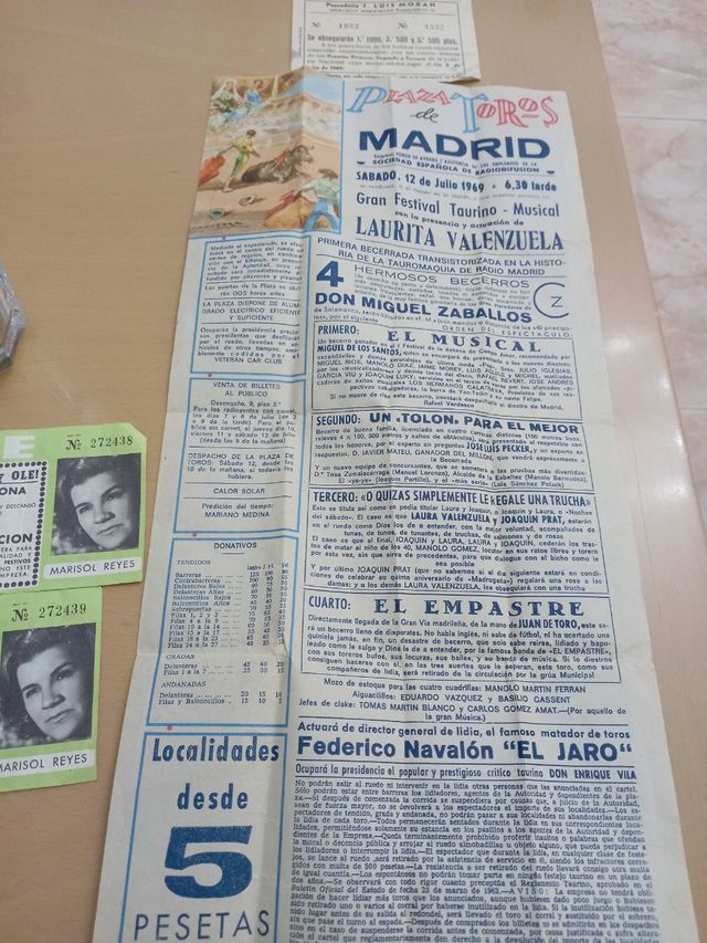 Cartel Plaza 🐂 las ventas