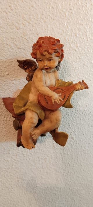  Angelitos pintados con pan de Oro 19 euros los 6
