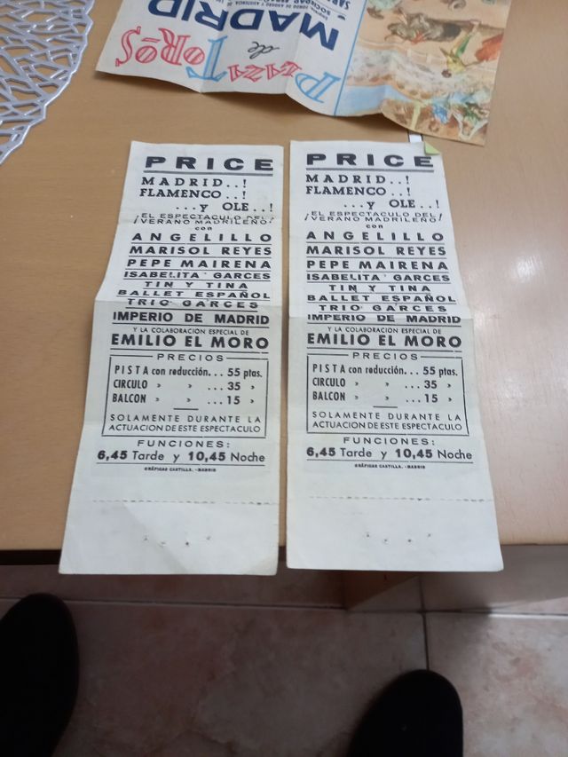 Dos entradas circo