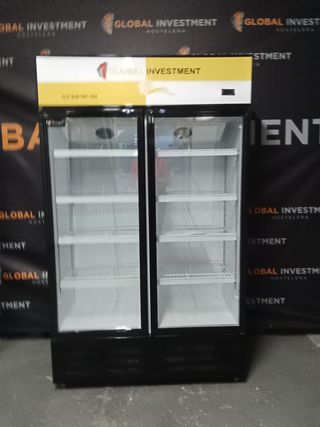 NEVERA ACRISTALADA DE BEBIDAS 2 PUERTAS CRISTAL